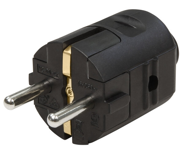Schutzkontakt Stecker Typ-F Zentralstecker 250 V 10-16A