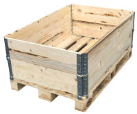 Aufsatzrahmen Holzaufsatzrahmen Palettenrahmen Hochbeet faltbar Pflanzenbeet 1200x800x195 mm