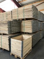 2x Aufsatzrahmen Holzaufsatzrahmen Palettenrahmen...
