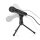 Kondensatormikrofon Mikrofon mit Stativ 3,5mm Klinke mit Kabel 1,8m