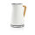 Wasserkocher 1,7 l soft touch Antikalk-Filter Weiss 1850 - 2200W rostfreier Stahl