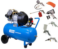Güde Werkstattkompressor Kompressor Set 400/10/50 DG...