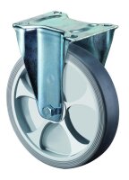 Bockrolle thermoplastisches Gummirad Ø80mm...