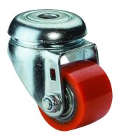 Lenkrolle Polyurethanrad Ø50mm Kugellager...