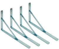 4x Regalträger Schwerlastkonsole Regalwinkel Konsole...