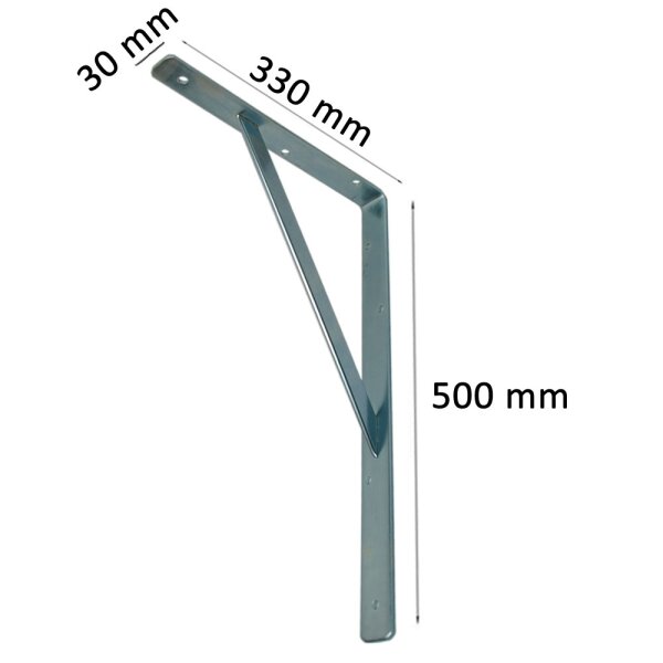 Produktbild von Schwerlast-Regalträger Von Vormann – Stabile Konsole / Winkel Für Regale In Garage, Küche & Mehr