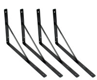 4x Regalträger Schwerlastkonsole Regalwinkel Konsole...