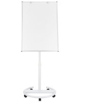 Flipchart trocken abwischbar Whiteboard magnetisch 70x100cm verstellbar