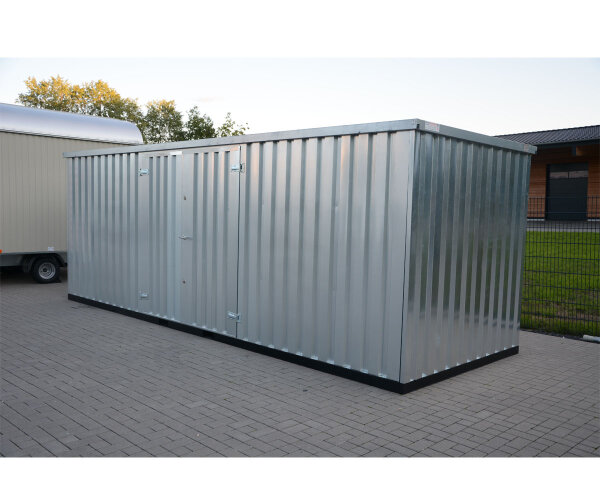 4×2 m Leichtbaucontainer extra hoch | Lagercontainer mit Hol