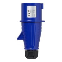 CEE Stecker 3-polig 230V Netzstecker lose für Camping Stromkabel 16A IP44