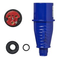 CEE Stecker 3-polig 230V Netzstecker lose für Camping Stromkabel 16A IP44