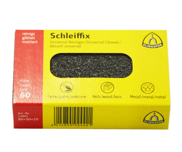 Handklotz SFK655 Korn 60 Schleifklotz 80x50x20mm