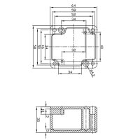 Aluminium Gehäuse Box für Platinen...