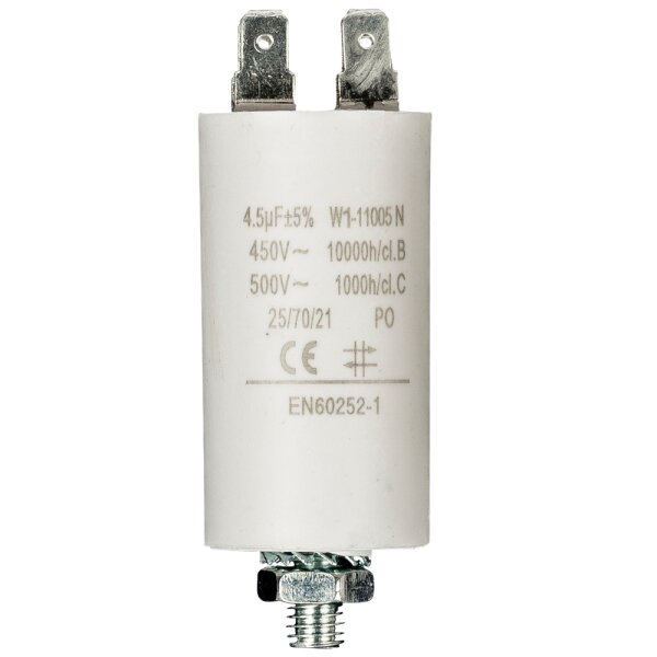 Kondensator 4,5 µF ±5% / 450V W1 AMP Ø 35x65 mm