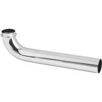 Wandrohr 11/4" L:250mm Chrom Siphon gebogen...