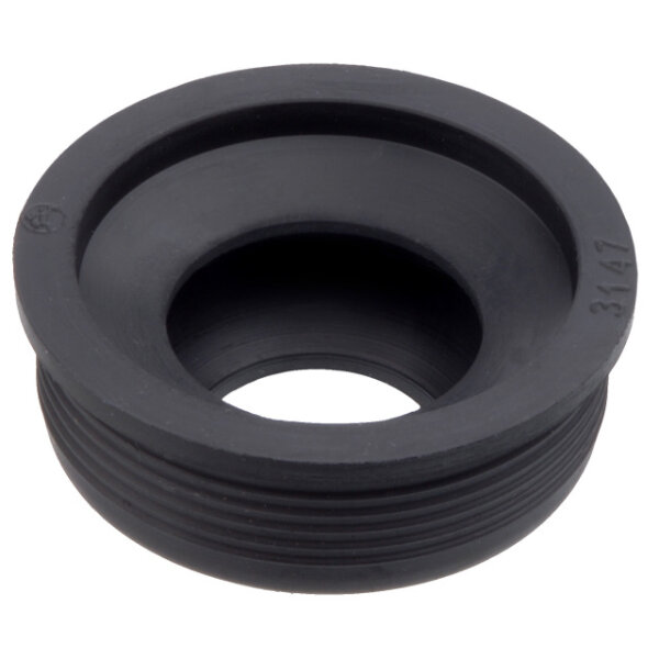 Zwillings HT Nippel schwarz Gummi ø50mm /ø 32/40mm Sanitär