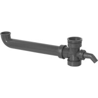 Ablaufverbindung Set anthrazit Siphon Spüle...