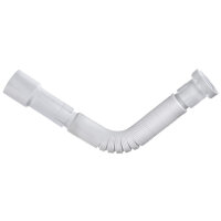 Anschlussrohr weiß Kunststoff flexibel 11/2"IG...
