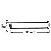 Kupferrohr Chrom ø10 mm L300mm Sanitär