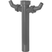 Verstellrohr Kunststoff Siphon anthrazit 11/2"IG...