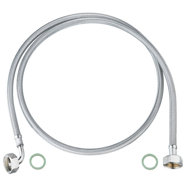Zulaufschlauch Hochdruck Stahldraht Edelstahl 3/4"IG 3/4"IG 2m Sanitär