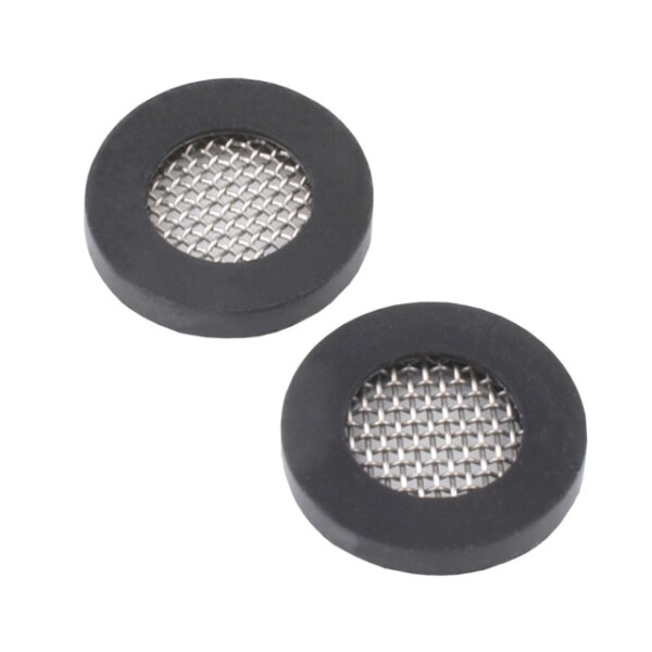 2x Dichtung mit Schmutzfangsieb schwarz Set ø19.1mm ø12mm 3.3mm Sanitär