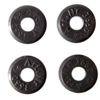 4x Hahnscheiben mit Loch für Grohe schwarz...