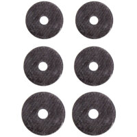 Hahnscheiben je 2x 15,16,17mm schwarz Gummi Set 6...