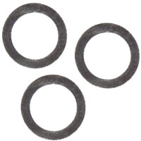 3x Gummidichtungen f. Ablaufverschraubung Set schwarz...