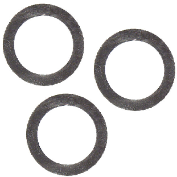 2x Gummidichtung für Ablaufverschraubung schwarz Set ø55mm ø45mm 3mm Sanitär