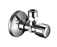 Eckregulierventil selbstdichtend 1/2" Schubrosette...