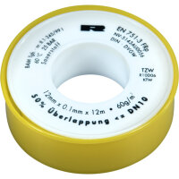 5x Gewindedichtband Dichtband PTFE 12mmx12m DIN-DVGW