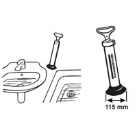 Ausguss Abfluss Reiniger mit Saugpumpe rot ø115mm...