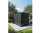 3m Lagercontainer Anthrazit RAL 7021 mit Einflügeltür & Doppelverriegelung voll verzinkt 2,95x2,14x2,09