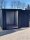 2m Lagercontainer Anthrazit RAL 7021 mit Einflügeltür & Doppelverriegelung voll verzinkt 2,14x2,02x2,09