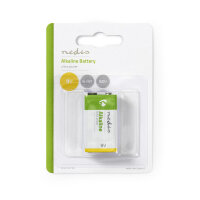 1x Alkaline Blockbatterie Batterie 9V Block 6LR61 Ultra...