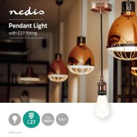Pendelleuchte Pendellampe E27 Kupfer 1,50m Lampe Leuchte