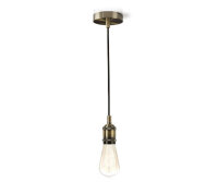 Pendelleuchte Pendellampe E27 1,50m Messing Licht Lampe