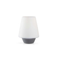 Nedis LED Tischleuchte 3,6W Grau Lampe Leuchte weißes Licht