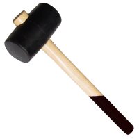 Hammer Gummihammer 55mm mit Holzstiel Schonhammer...