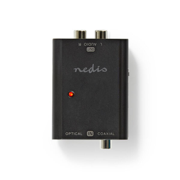 Digital Audio Converter TosLink + S/PDIF 2x RCA zu 2x Cinch Buchse Konverter