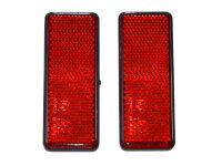 2x Reflektor rot 90x34mm für Anhänger Wohnmobil...