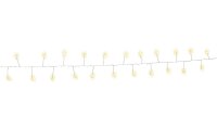 LED Silberdraht Lichterkette warm-weiß 50 LED´s