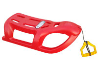 Kinderschlitten Schlitten SEA LION rot mit Zugseil 797mm