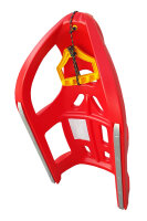 Kinderschlitten Schlitten SEA LION rot mit Zugseil 797mm