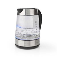 Moderner Wasserkocher 1,7l 360° Drehsockel Kalkfilter...