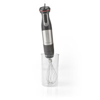 Stabmixer 4-in-1 Mixerset Aluminium schwarz 800W