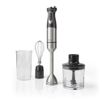Stabmixer 4-in-1 Mixerset Aluminium schwarz 800W