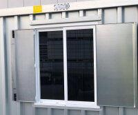Kunststoff Fenster mit ESG Glas für Container und...
