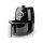 Heißluft Friteuse Fritteuse 80-200°C 2,4L 1000W Aluminium Schwarz